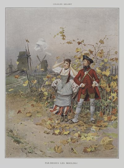 Acima dos moinhos! de Charles Edouard Delort