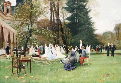 O casamento, Fontainebleu; Les Noces, Fontainbleu, de Charles Edouard Delort