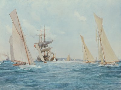 Uma corrida de iates de Charles Edward Dixon