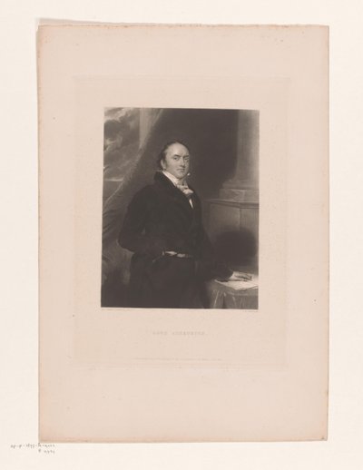 Portret de Alexander Baring Lord Ashburton (título no objeto) de Charles Edward Wagstaff