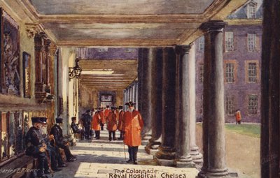 A Colunata, Royal Hospital Chelsea de Charles Edwin Flower