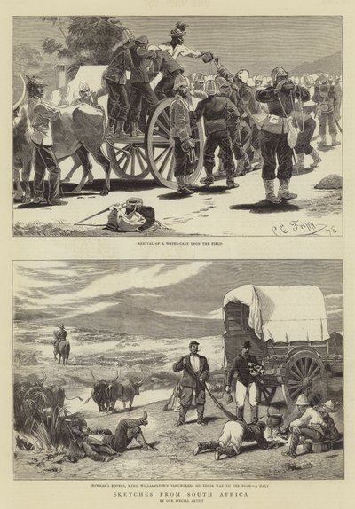 Esboços da África do Sul de Charles Edwin Fripp