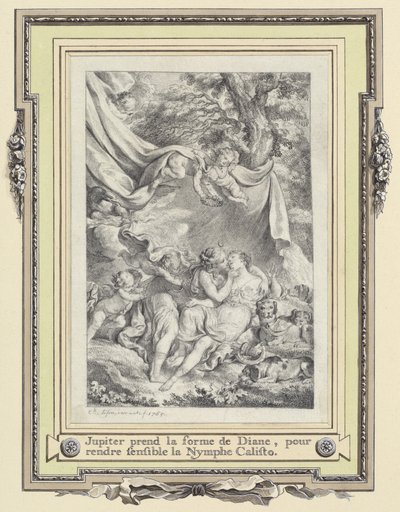 Júpiter e Calisto de Charles Eisen