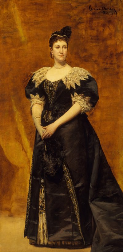 Sra. William Astor Caroline Webster Schermerhorn, 1831-1908, 1890. de Charles Emile Auguste Carolus Duran