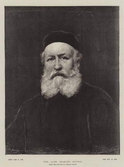 O falecido Charles Gounod de Charles Emile Auguste Carolus Duran