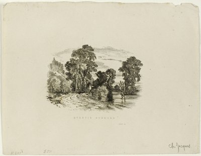 Um castelo de Charles Emile Jacque