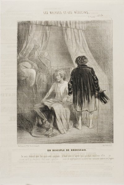 Um seguidor de Broussais (ilustração 7) de Charles Emile Jacque