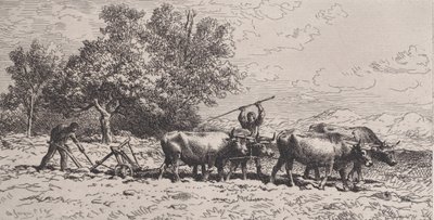 Equipe de bois, 1868. de Charles Emile Jacque