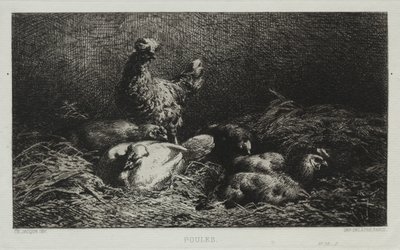 Galinhas de Charles Emile Jacque