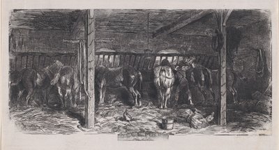 Dezembro do Álbum de Assuntos Rústicos, 1859. de Charles Emile Jacque