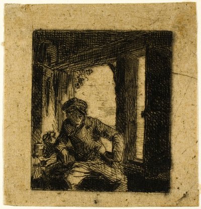 Bebedora de Charles Emile Jacque