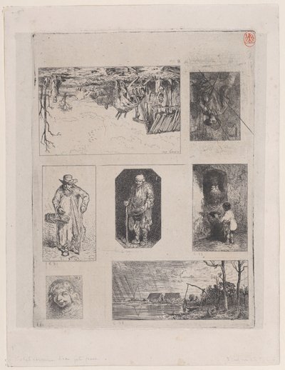 Floresta. de Charles Emile Jacque