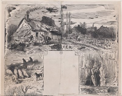Floresta. de Charles Emile Jacque