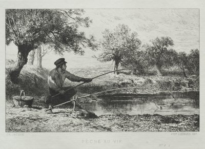 pescaria de Charles Emile Jacque