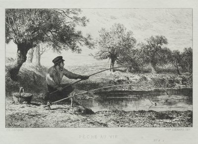 Pescaria. de Charles Emile Jacque