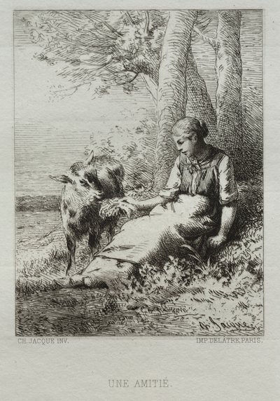 Amizade de Charles Emile Jacque