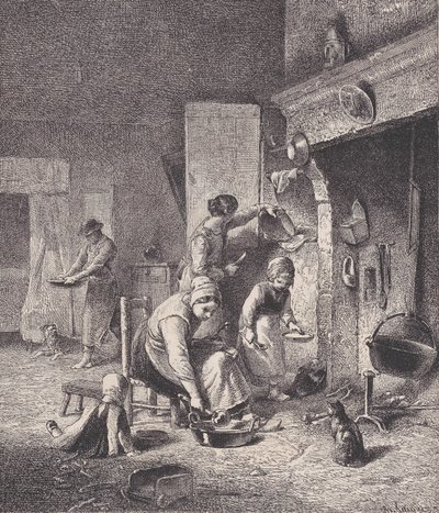 Gruel, de Le Magasin Pittoresque, ca. 1852. de Charles Emile Jacque