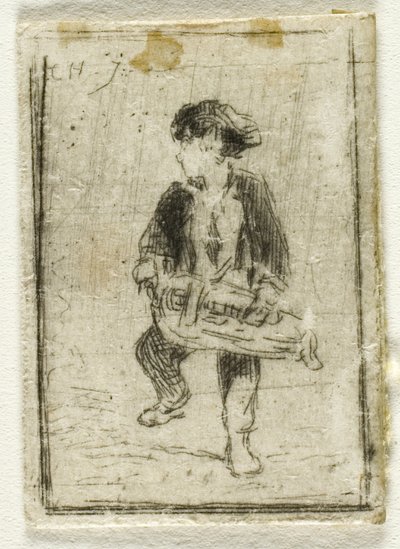 Jogador de Hurdy-Gurdy de Charles Emile Jacque