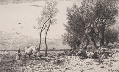 Inverno, 1867. de Charles Emile Jacque