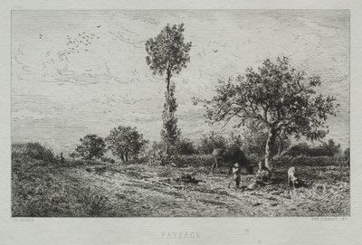 Paisagem de Charles Emile Jacque