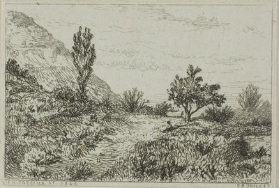 Paisagem de Charles Emile Jacque
