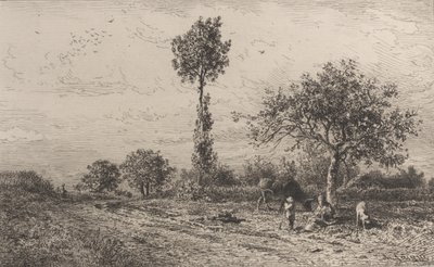 Paisagem, 1864. de Charles Emile Jacque
