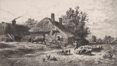 O Hamlet, 1867. de Charles Emile Jacque
