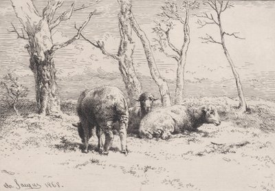Carneiro, 1868. de Charles Emile Jacque