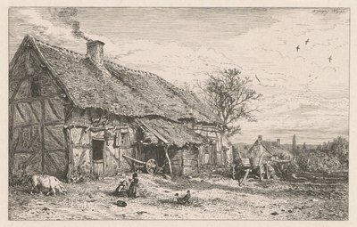 Casa de camponês de Charles Emile Jacque