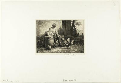 Pequena! Pequena! de Charles Emile Jacque