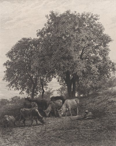 Floresta. de Charles Emile Jacque
