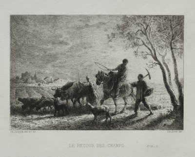 Retorno dos Campos de Charles Emile Jacque