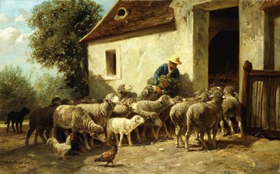 Voltando para casa, de Charles Emile Jacque