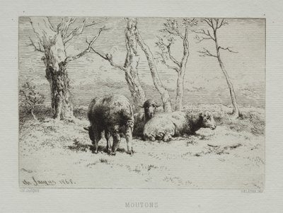 Ovelha de Charles Emile Jacque