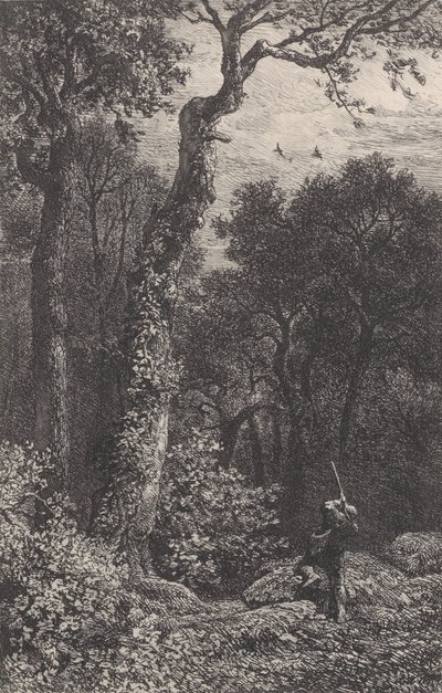 Floresta. de Charles Emile Jacque