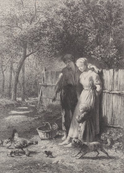 Floresta. de Charles Emile Jacque