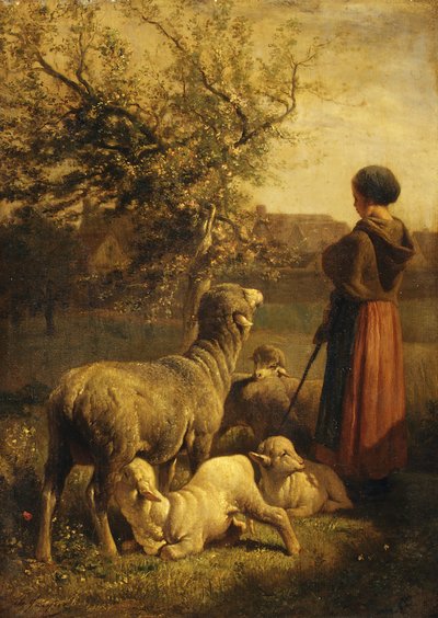 Primavera. de Charles Emile Jacque