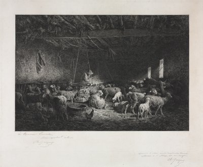Estável de Charles Emile Jacque