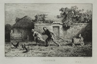 A Equipage. de Charles Emile Jacque