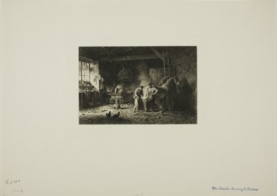 A loja do ferrador de Charles Emile Jacque