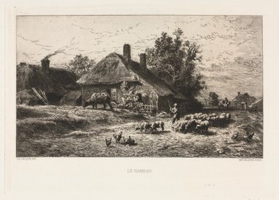 A Aldeia de Charles Emile Jacque