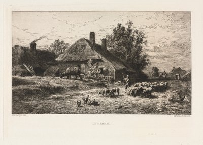 O Hamlet. de Charles Emile Jacque