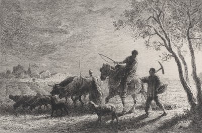 Floresta. de Charles Emile Jacque