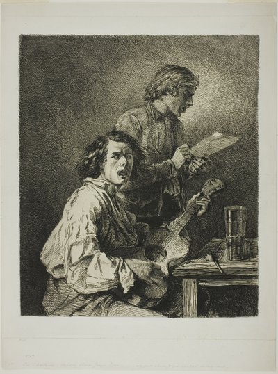 Os cantores de Charles Emile Jacque