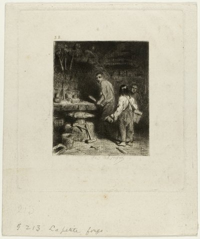 A Pequena Forja de Charles Emile Jacque