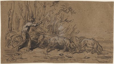 Os coletores de trufas de Charles Emile Jacque