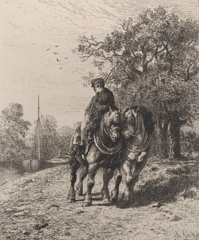 Trilho, 1864. de Charles Emile Jacque