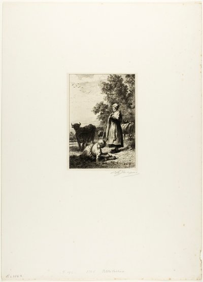 Jovens vaqueiros de Charles Emile Jacque