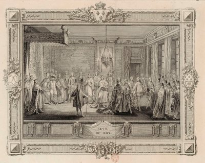 Levé du Roy O dique do rei Luís XVI, 1774-1775 . de Charles Emmanuel Patas