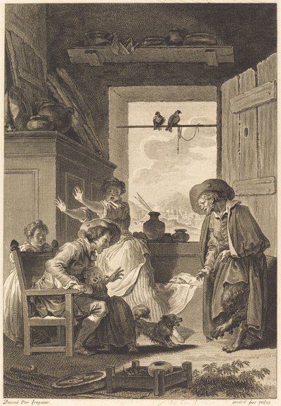 Belphegor de Charles Emmanuel Patas and Antoine Jean Duclos after Jean Honoré Fragonard